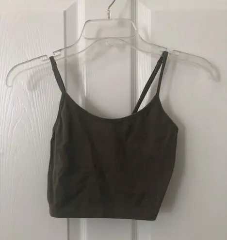 Bozzolo Olive Green Tank Top