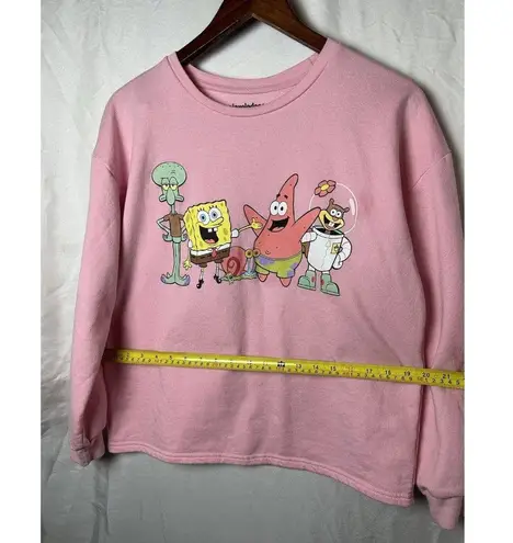Nickelodeon SPONGEBOB SQUAREPANTS PINK SWEATER‎ SIZE XL
