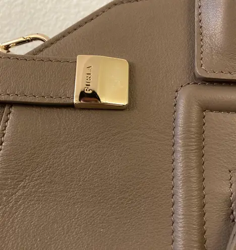 Furla Alice Top Handle Bag Taupe Pristine Condition