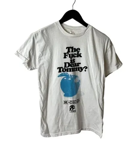 Dear Tommy T Shirt White Small S Graphic Tee Cotton Short Sleeve Solid Logo