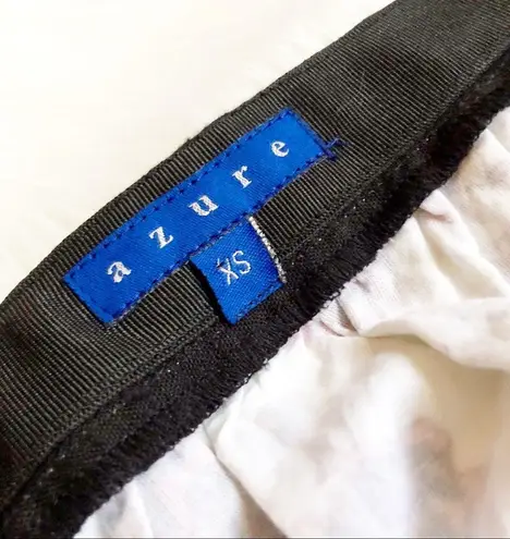 Azure Floral Kimono-sleeved Boho Cotton Dress Sz S