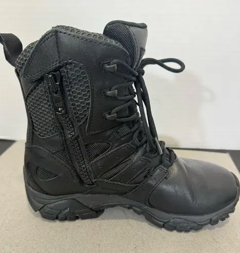 Merrell  Moab 2 8" Response Waterpoof Black 6.5M Tactical Work Boots J45366 Goth