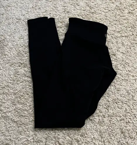 Lululemon Wunder Under 31” Black Leggings Size 6