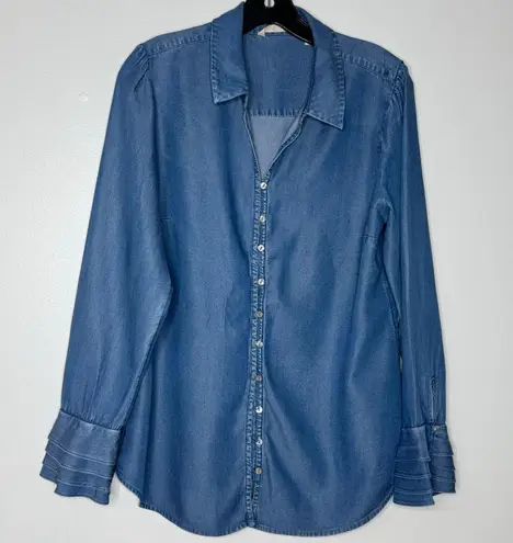 Soft Surroundings Sonnet Tencel Shirt Size S