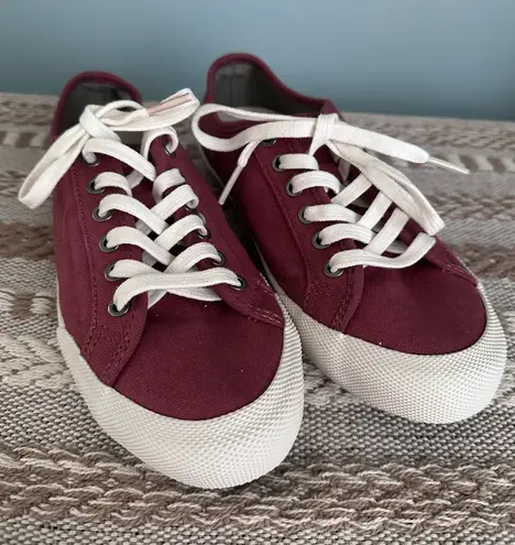 Seavees Burgundy Women's Monterey Sneakers Tennis Shoes