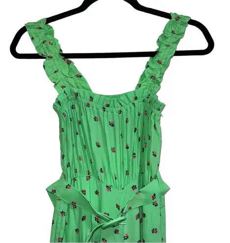 Faithfull the Brand NEW NWT Dolores Wide Leg Jumpsuit In Bisset Floral Spearmint