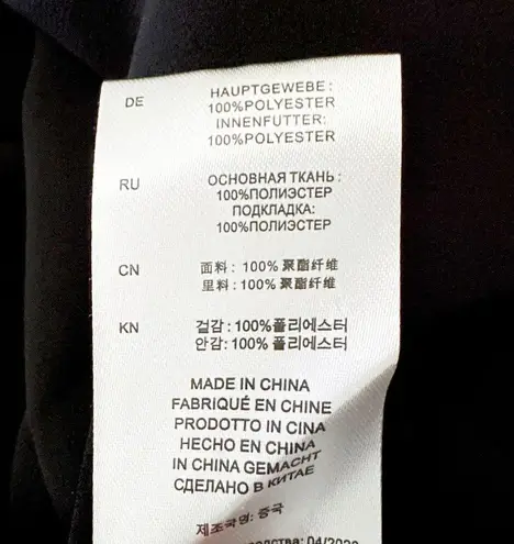 IRO Ginka Asymmetrical Split Midi Skirt Black Size Medium