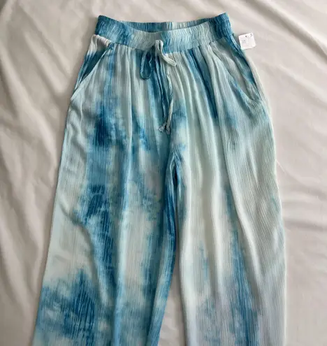 Apricot Lane Blue B blue tie dye pants (S)