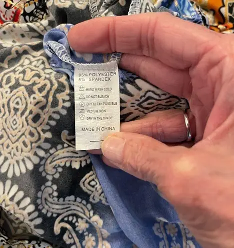 Shoreline halter neck multi print long maxi resortwear dress. Size S/M.