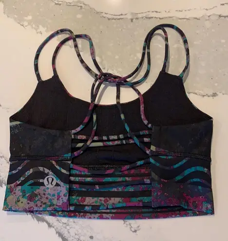 Lululemon Wanderlust Wanderful Tribal Bra 4 Rare