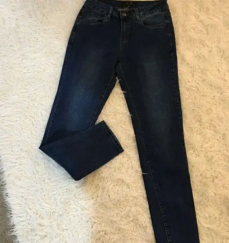 L & B dark wash high rise skinny jeans! TALL