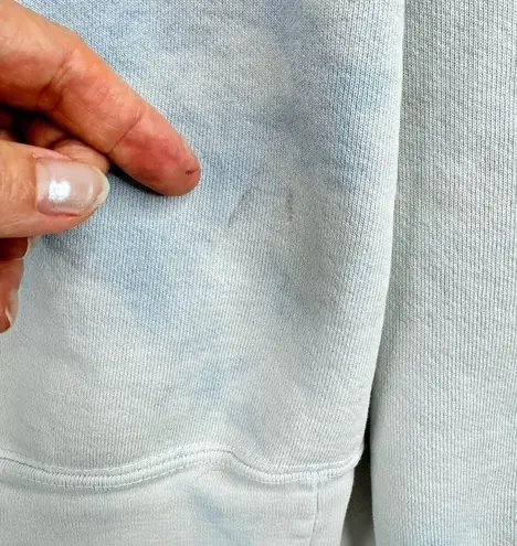 Vintage Tie Dye Graphic Sweatshirt Different is Beautiful Colorful Frogs Large Blue