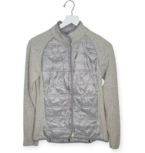 Title Nine Insulated Hybrid Full Zip Running Activewear Jacket W1853 Sz M