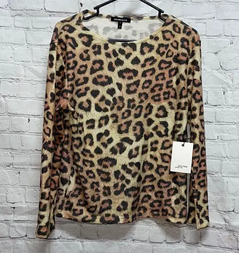 Hye Park and Lune NEW SOFT Cheetah Top size 0