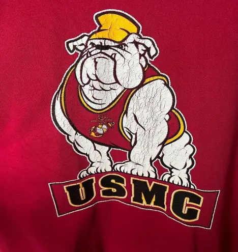 Gear for Sports Vintage 90s USMC Bulldog Sweatshirt S Unisex Fit