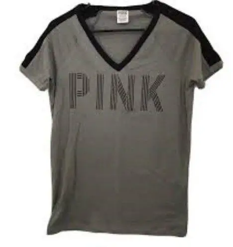 PINK - Victoria's Secret Pink Victoria Secret Women’s Size Small Green/ Black Color Top