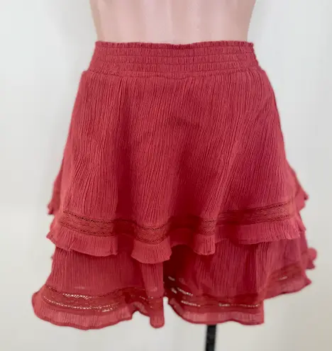 Show Me Your Mumu Aiden Mini Skirt In Burnt Sienna