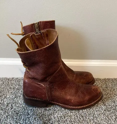 Bed Stu Cobbler Series Genuine Leather Boots Size 6