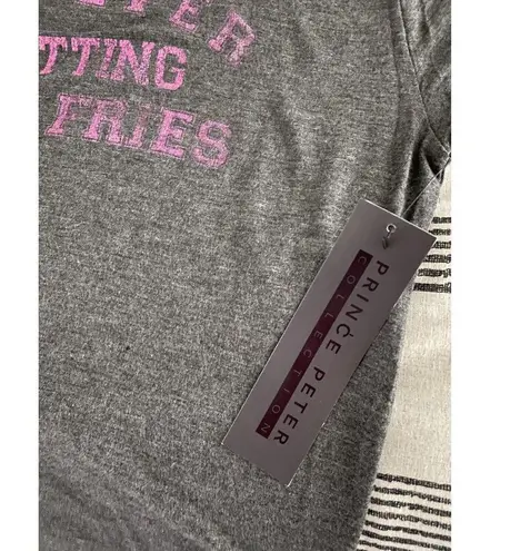 Prince Peter Collection Mean Girls Cheese Fries Gray Soft Ringer T