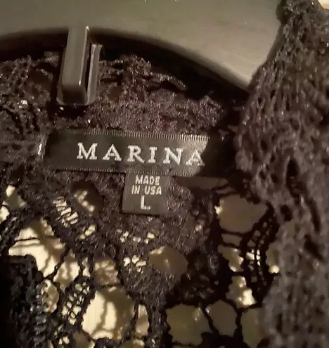 Marina Lace Zip Up Bomber Long Sleeve Jacket