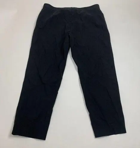 Lafayette 148  New York Womens Pants Black Size 10 Irving Button Side Pocket