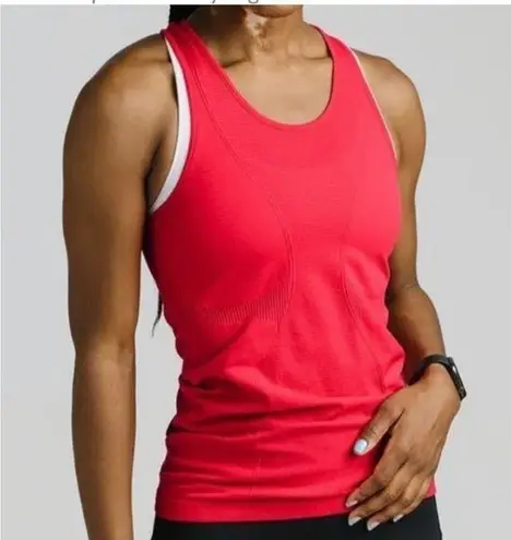 Zyia Active Copper Charged Racerback Workout Tank Women’s Size Medium Red