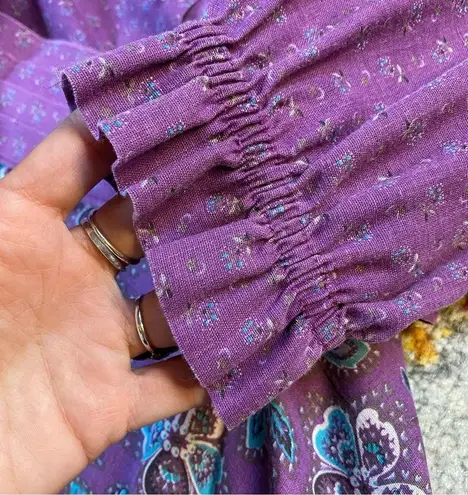 Vintage RARE 1970s 3 Piece Floral Skirt Set