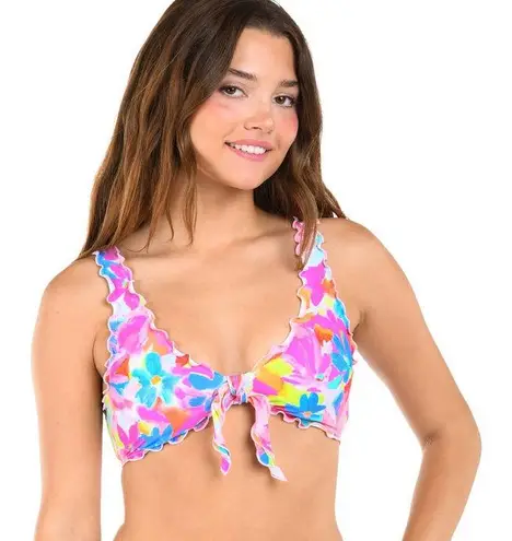 CITRUS COLOR ME FLORAL MERROW BRALETTE TOP NWOT Pink Size L