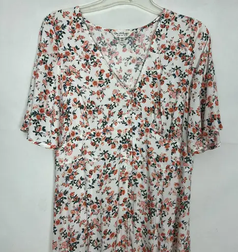 Miss Selfridge Floral Button Down Maxi Dress w/Slits Size 6