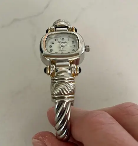 Silver and Gold Bangle