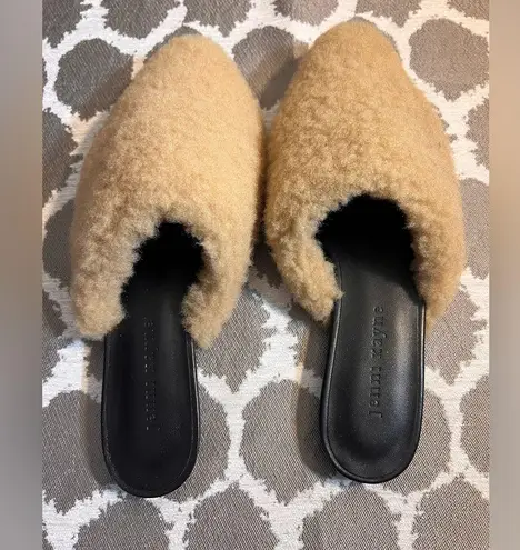 Jenni Kayne Shearling Mule Italian never worn Natural US 5 EU 35 retail 425 lux Tan Size undefined