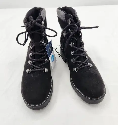 Universal Threads Universal Thread Womens Size 7.5  Kelly Lace Up Black Hiking Boots