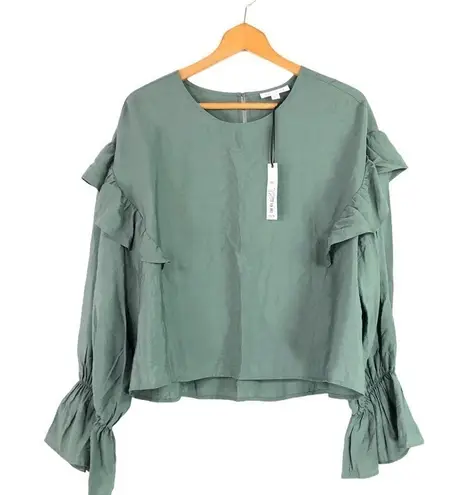 Prologue  - Peasant Blouse in Green Wizard Color