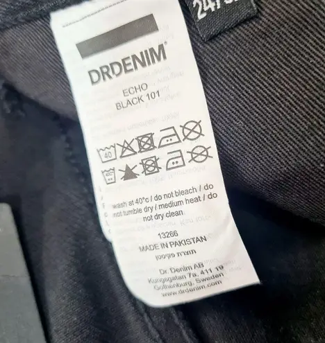 Dr. Denim  Echo Straight in Black