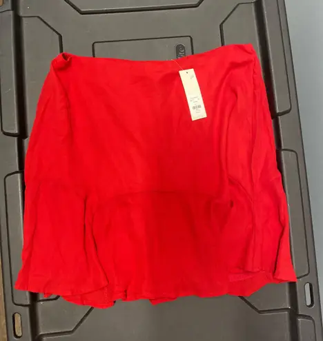 Francesca's Red Mini Skirt