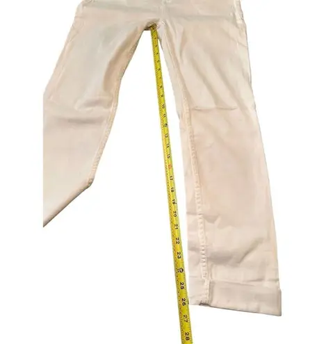 Hudson Women's Bacara Crop Jeans Size 29 White Cropped Denim Pants