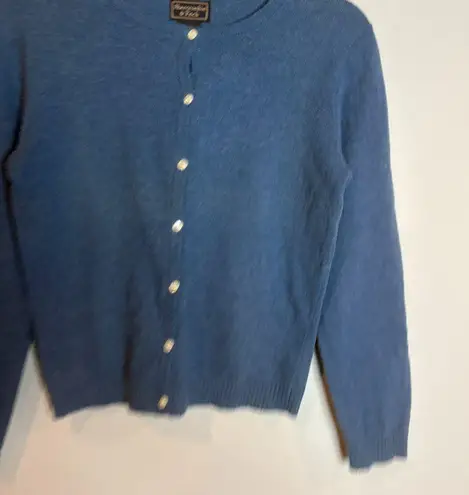 Abercrombie & Fitch Y2K Vintage  blue wool blend cardigan sweater - Image 2