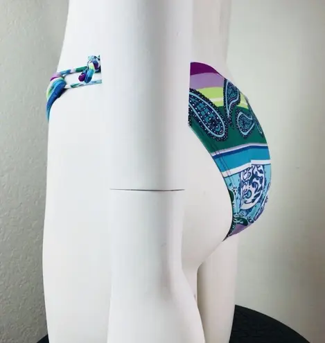 CIA.MARITIMA Small Side Tie Striped Bikini bottom