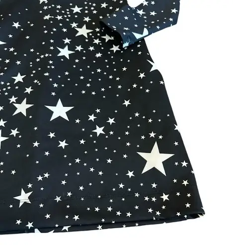 Sugarbird x Disney Minnie Mouse Star Print Dress Long Sleeve Stretch Size XS Black