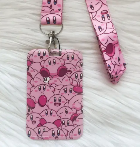 Kirby lanyard with Id/ card holder