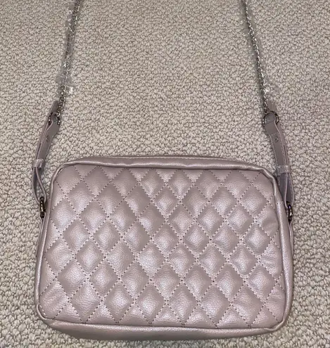 Beige Bella Rossa Leather Shoulder Bag Tan