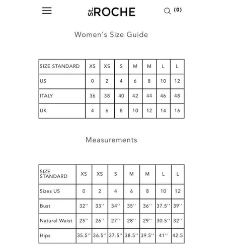 ST. ROCHE Floral Hatfield Top in Belladonna Print Organic Cotton Size 0 $285 Black