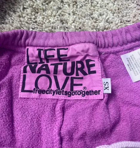 Free City pink/purple sweatpants!!