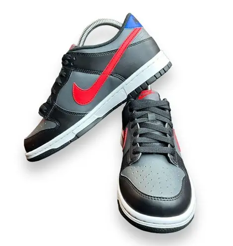 Nike  Dunk Low Size 6.5Y/8 Women Black University Red White Racer Blue FV0373 001