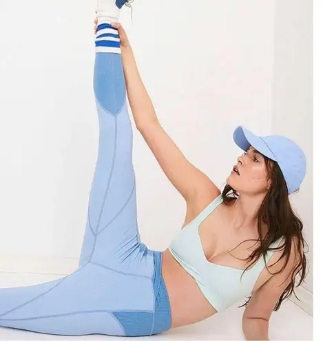 For Love & Lemons Ella Legging athletic pants blue sz M high rise Size M