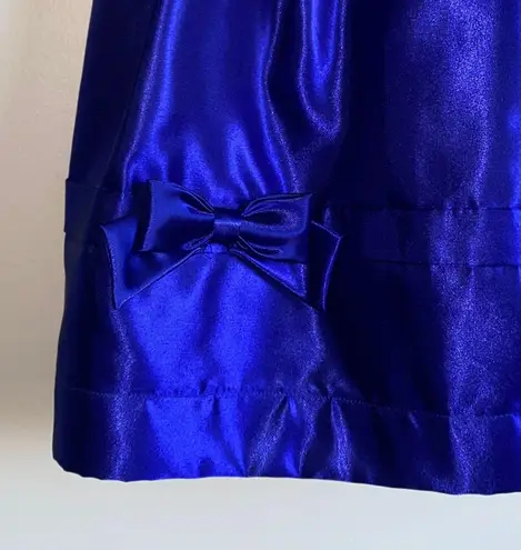 Jessica McClintock Blue Silky Dress