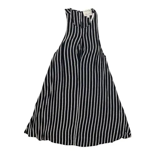 Privacy Please  Lexington XS Swing Dress Black & White Stripe Size X-Small