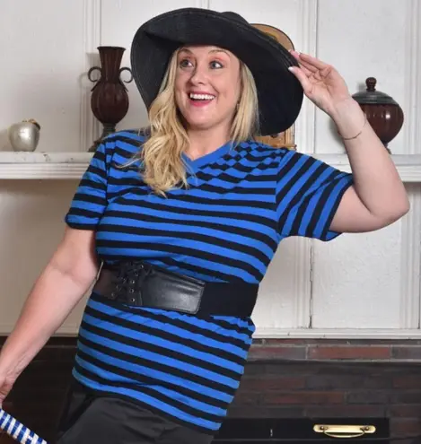 O/S Black Straw Canvas 1940s Vintage Hat Costume