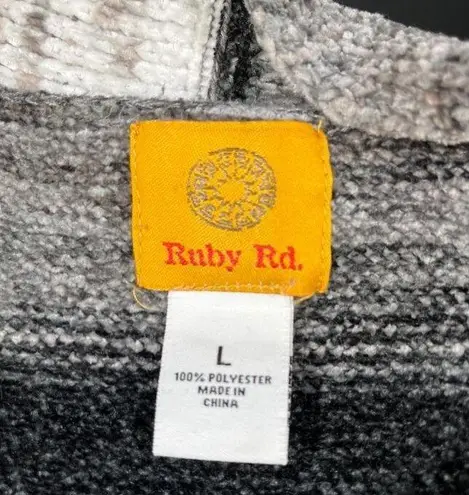 Rudy RD Women's Gray Open Front Cardigan Sweater Size L SKU 5339 Size L