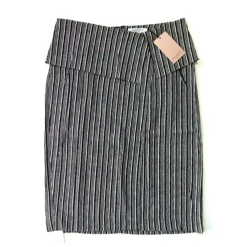 MM.LaFleur NWT Montgomery in Navy Ivory Thick Stripe Pencil Skirt 4